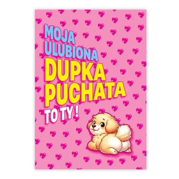 KARTKA 🍑 DUPKA PUCHATA
